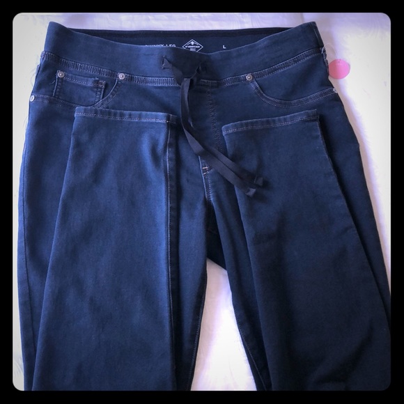 st john's bay pull on jeans